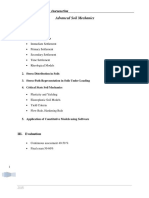 Advanced Soil Mechanics: I. Basics II. Course Content