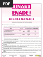 Enade2006 - Prova de Ciências Contábeis