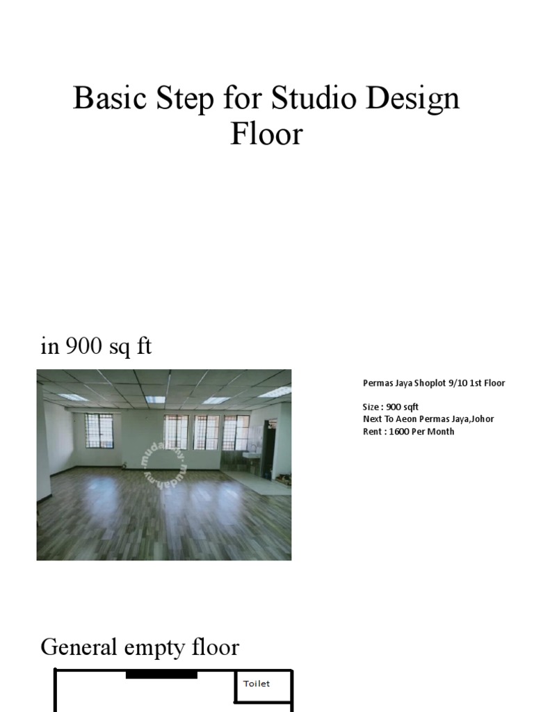 Studio Design Guide for 900 sq ft Space | PDF | Home & Garden