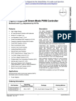 FAN6754WA Highly Integrated Green-Mode PWM Controller: Brownout and V Adjustment by HV Pin