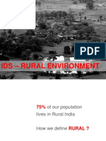 IDS - Rural Environment: Research