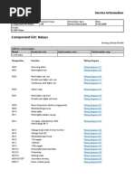 Component List: Relays: Service Information