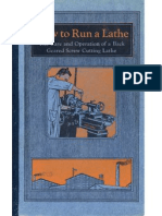 How To Run A Lathe1930