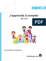 Cahier Compter de 1 A 9 PDF