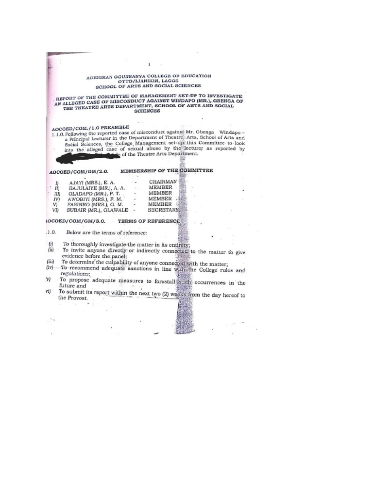 EXPOSED Adeniran Ogunsanya Education College Covers Up Alleged Rape of