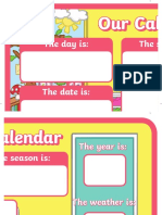 The Day Is: The Season Is: The Year Is:: Our Calendar