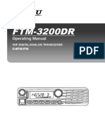 FTM-3200DR: Operating Manual