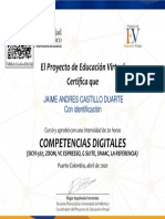Curso de Practica para MONITORES FAC ARQUITECTURA SICVI 2020-Certificación Monitores Facultad de Arquitectura 1421