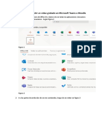 Pasos para Subir Un Video Grabado en Microsoft Teams A Moodle PDF