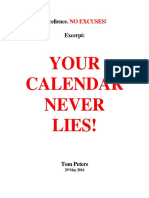 Your Calendar Never Lies!: Excellence. Excerpt