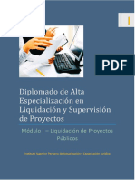MODULO 1 Liquidación y Supervisión de Proyectos
