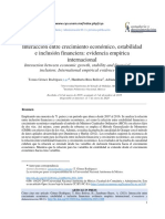 Articulo de Revista de Contaduria y Admin, Interacción Entre Crecimiento Económico...