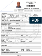 FRRO Appication Form