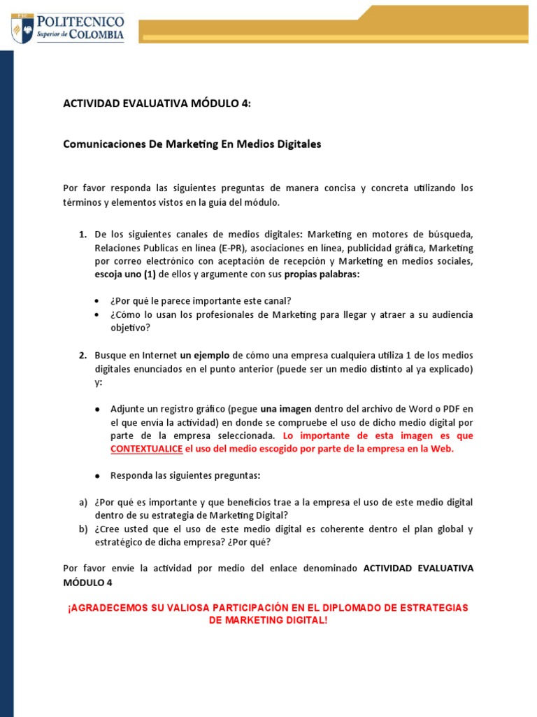 Actividad Modulo 4 | PDF | Crecimiento personal y profesional | Negocios