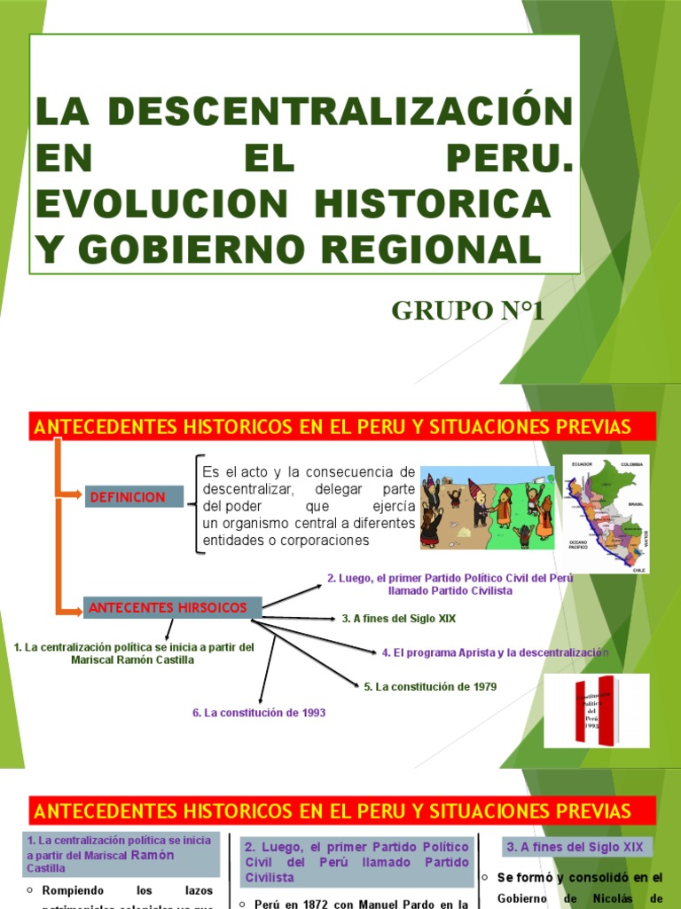 Descentralizacion en El Peru | PDF | Jurisdicción | Economias