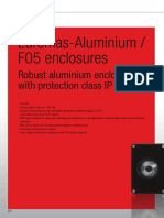 Euromas-Aluminium / F05 Enclosures: 5rexvwdoxplqlxphqforvxuh Zlwksurwhfwlrqfodvv, 3