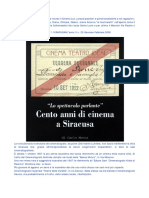 I Cinema Di Siracusa Testo