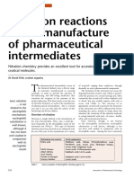 Nitration Reactions in Pharma Intermediates