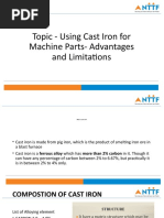 Topic - Using Cast Iron For Machine Parts