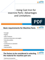 Ankit Topic - Using Cast Iron For Machine Parts