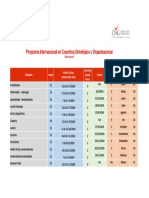 Programacion de Fechas Horario de Clases PDF