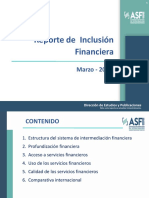 Inclusion Financiera en Bolivia