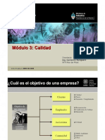 Módulo 3 - Calidad. Disertante - Ing. Guillermo Wyngaard INTI Mar Del Plata - PDF