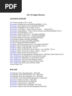 My CD Sample Libraries: Akai/Roland/Emu