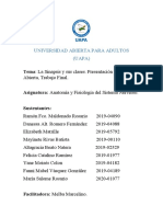 Anatomia y Fisiologia - Trabajo Final