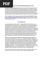 Fulbright Essay Guidelines and Examples | PDF | Yale University | Essays