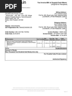 Usha Cooler Invoice 1