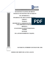 Resumen Modelos de Objeto de Acceso A Datos (Juan de Dios Suastegui Marcelino)