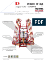 Aspersora Agrícola para Tractor - GAVIOTA 12