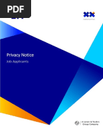 LTI Privacy Notice For Job Applicants v1.0