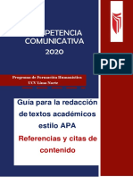 Guía de Redacción de Textos Académicos Estilo APA PDF