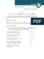 Actividad 1 Nociones Básicas de Programación PDF