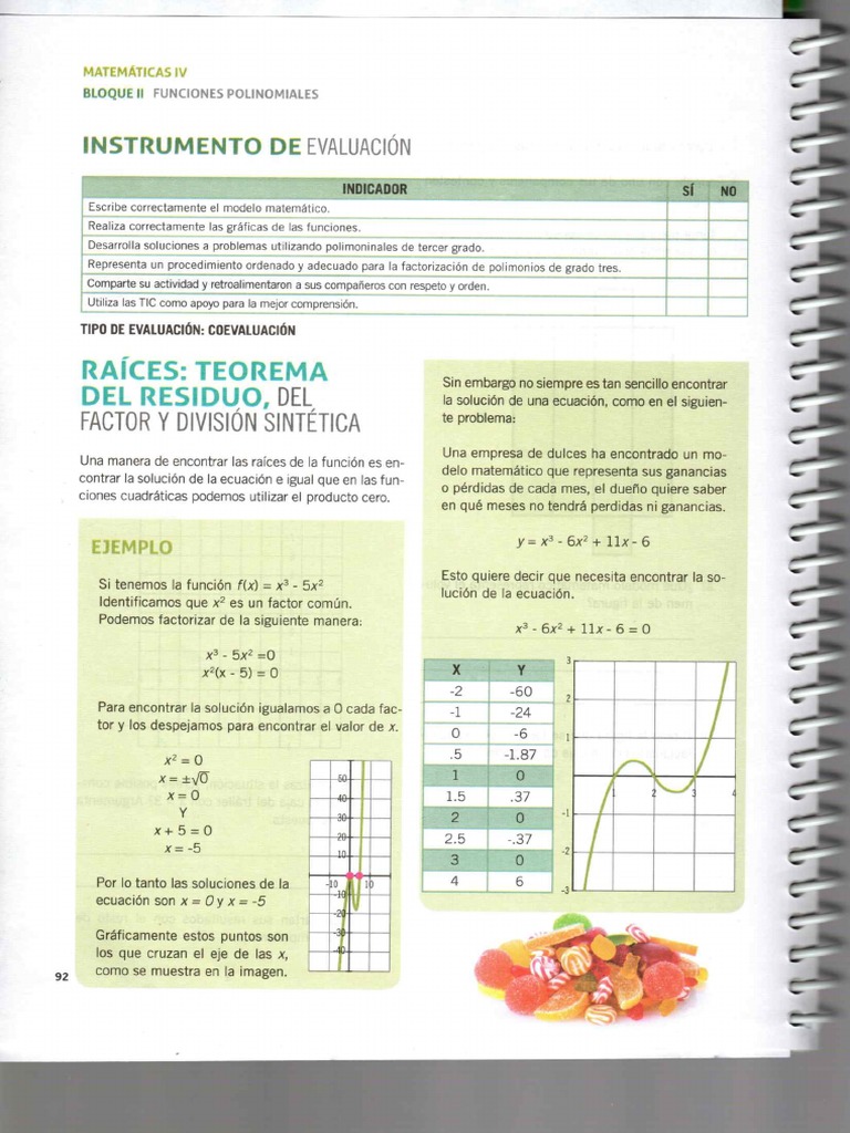 Teorema Del Residuo Y Factor
