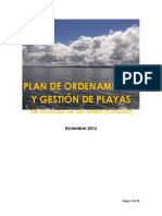 Plan de Ordenamieto de Playas