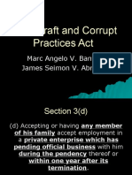 Anti Graft and Corrupt Practices Act