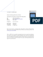 Solution of The Breakage Matrix Reverse PDF