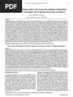 Article Décharge des boues