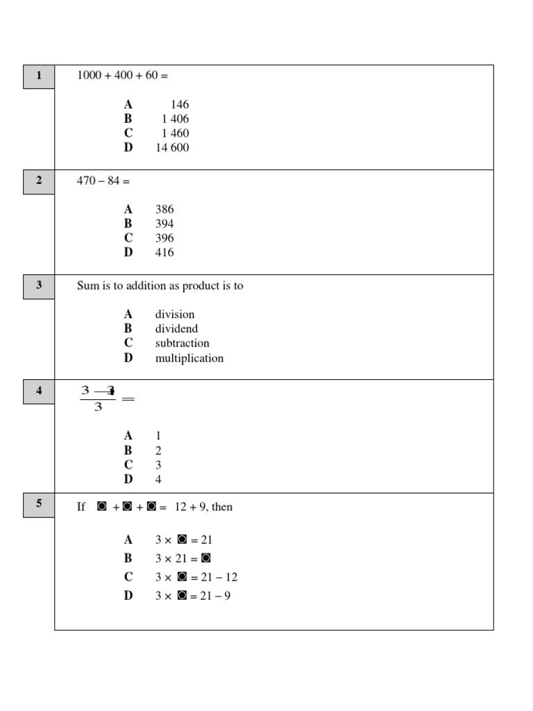 Grade 10 Math Practice Questions | PDF | Euclidean Plane Geometry ...