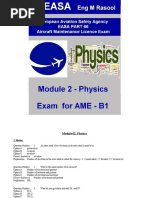 EASA Exam - Module 02 Physics