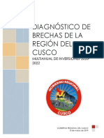 Diagnóstico de Brechas Del Gobierno Regional Del Cusco PDF