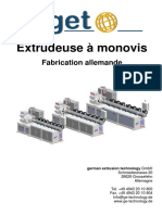 Fiche Technique Extrudeuse