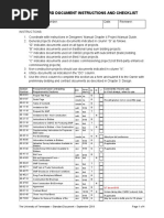 Ut Standard Document Instructions and Checklist