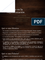 Falacias en La Argumentación.