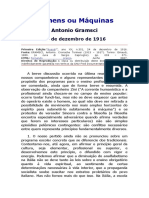 Homens Ou Máquinas Antonio Gramsci