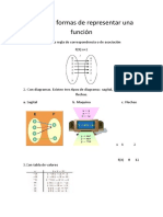 Distintas Formas de Representar Una Funcion