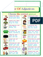Adjectives Order